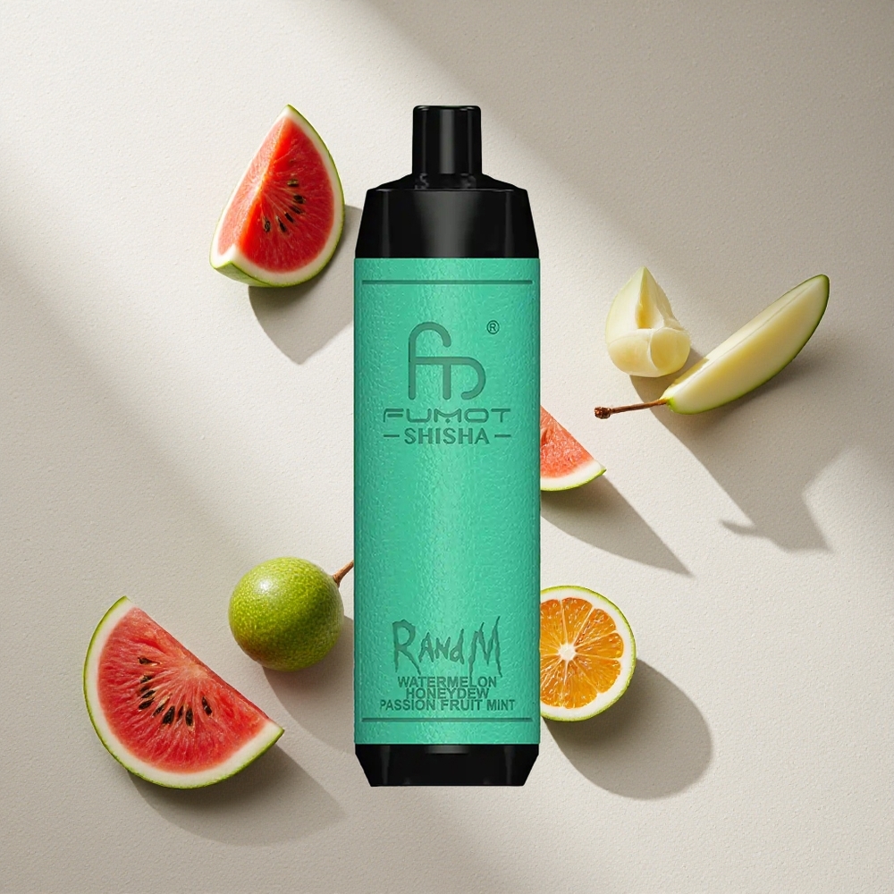 RandM Fumot Shisha 10000 Puffs Sandía Melón Fruta de la Pasión Menta 18ml e-líquido Argentina wholesale