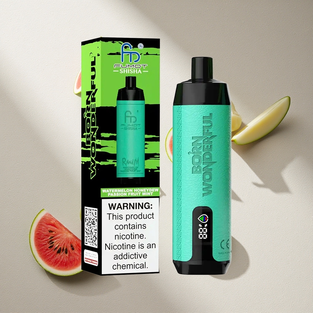 RandM Fumot Shisha 10000 Puffs Sandía Melón Fruta de la Pasión Menta 18ml e-líquido Argentina wholesale