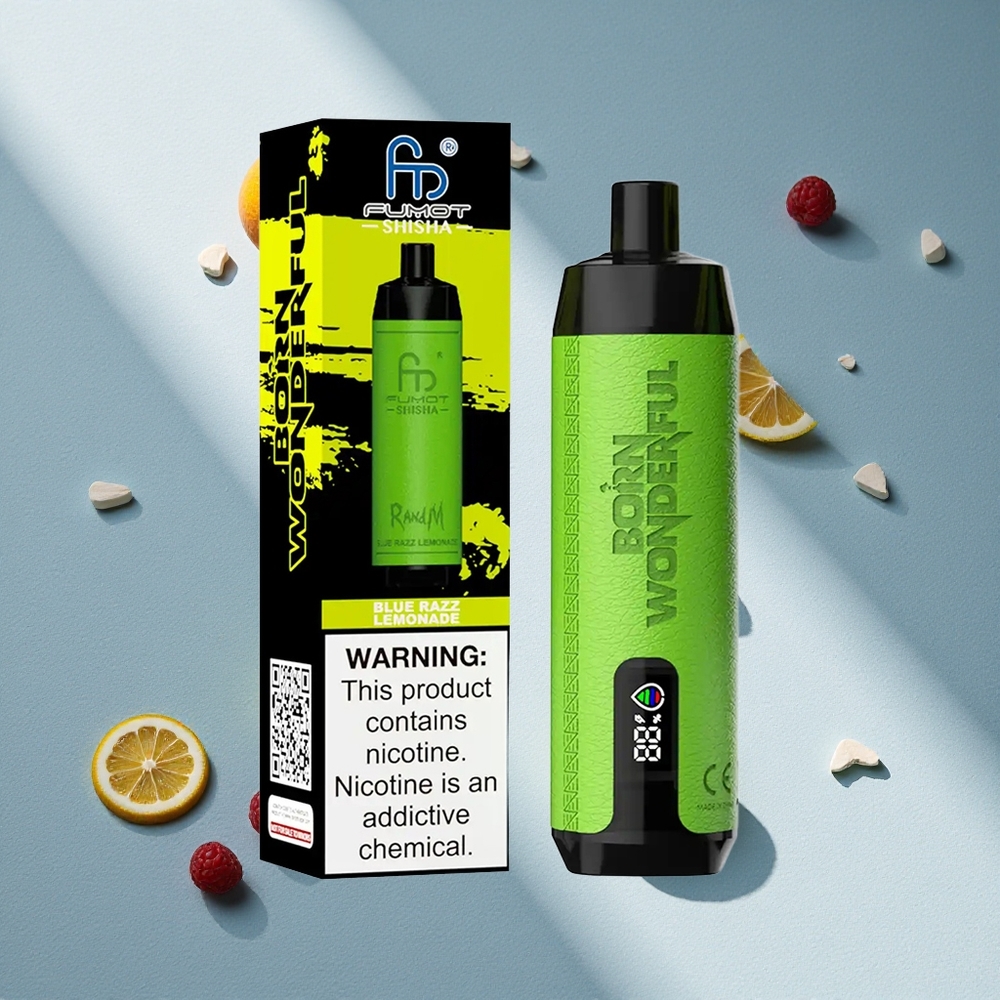 RandM Fumot Shisha 10000 Puffs Vape Desechable Blue Razz Limonada 18ml Argentina wholesale
