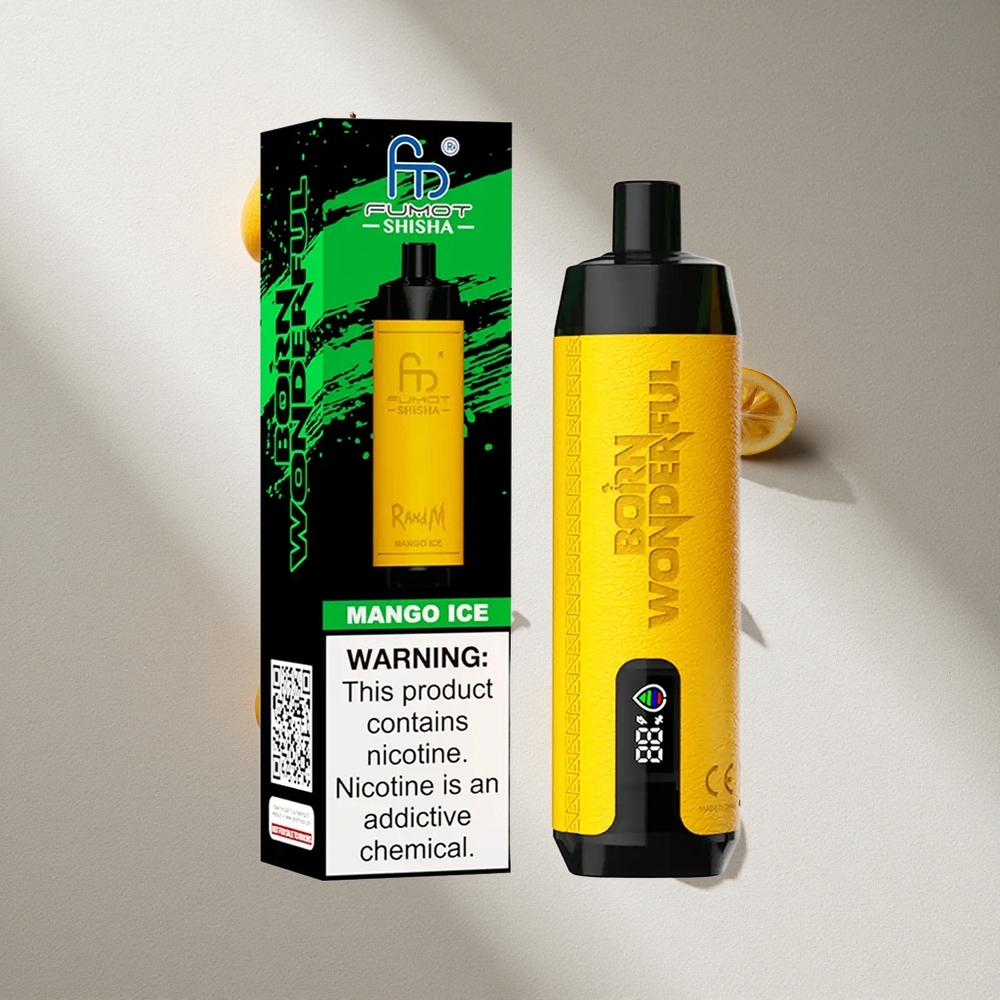 RandM Fumot Shisha 10000 Puffs Vape Desechable Mango Hielo Argentina wholesale