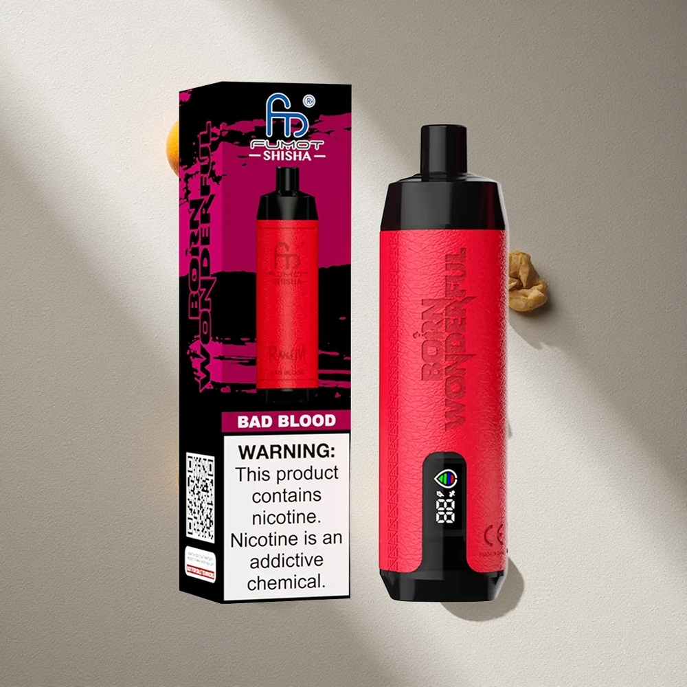 RandM Fumot Shisha 10000 Puffs Vape Desechable Sangre Mala 18ml e-líquido Argentina wholesale