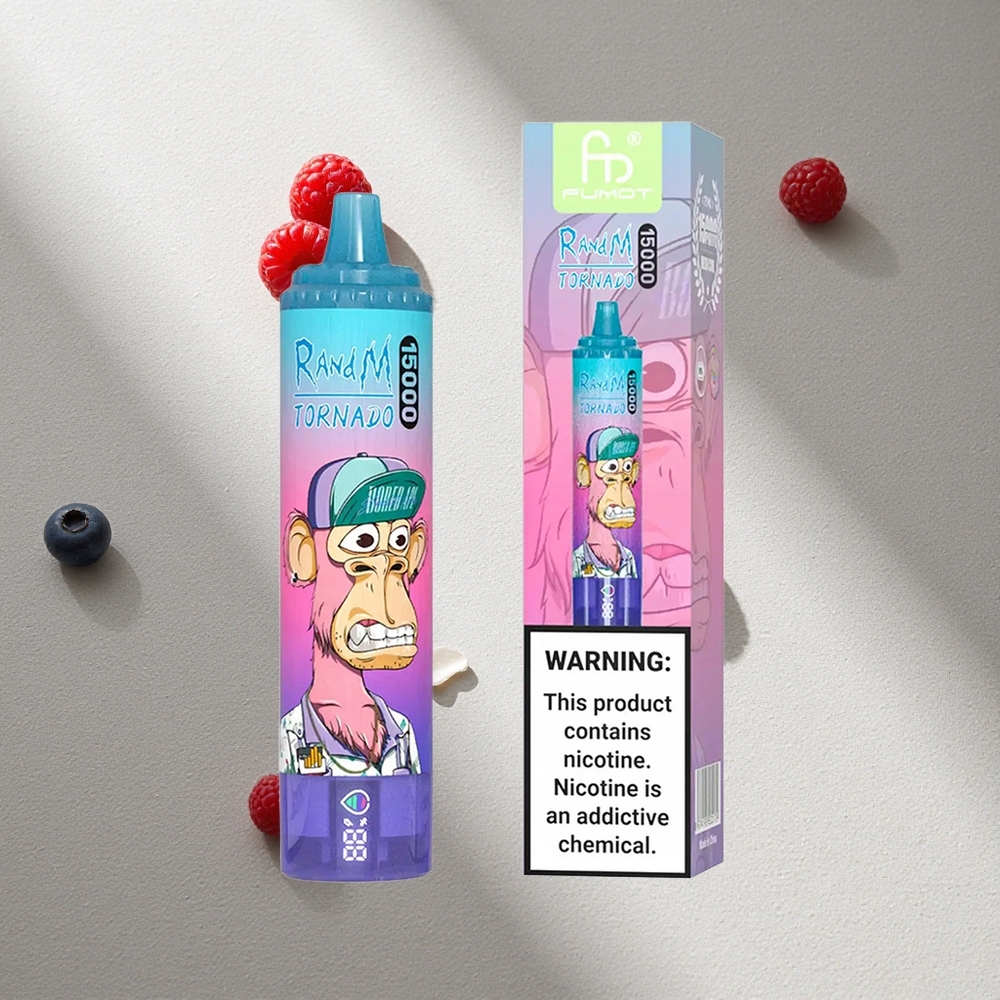 RandM Fumot Tornado 15000 Puffs Arándano Frambuesa Capacidad 25ml Argentina wholesale