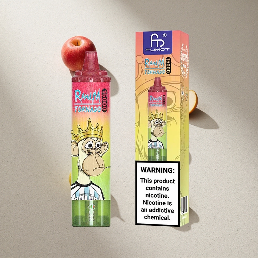 RandM Fumot Tornado 15000 Puffs Manzana Durazno Pera Pantalla LCD Argentina wholesale