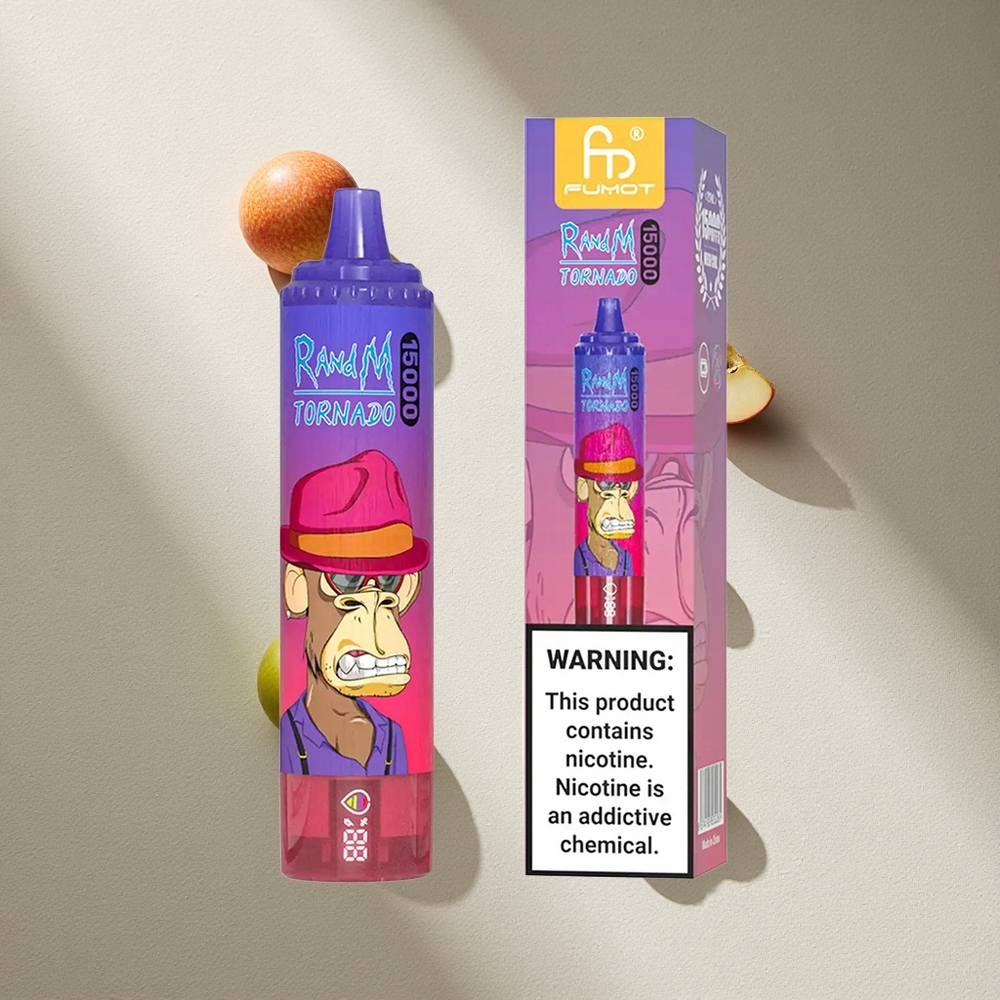 RandM Fumot Tornado 15000 Puffs Manzana Ácida Pantalla LCD Argentina wholesale