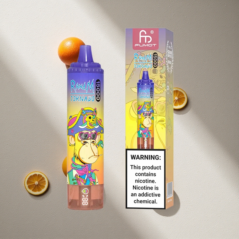RandM Fumot Tornado 15000 Puffs Vape Desechable Cola Helada Pantalla LCD Argentina wholesale