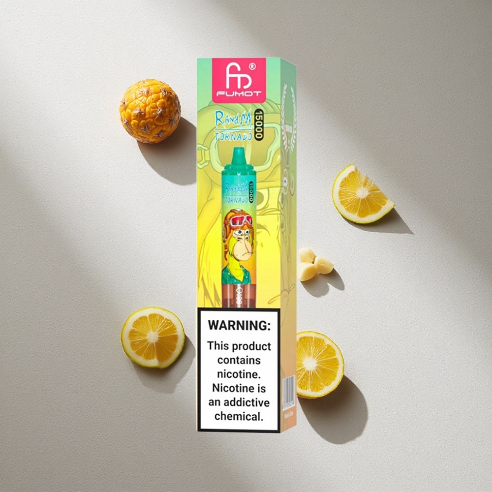 RandM Fumot Tornado 15000 Puffs Vape Desechable Piña Hielo Pantalla LCD Argentina wholesale