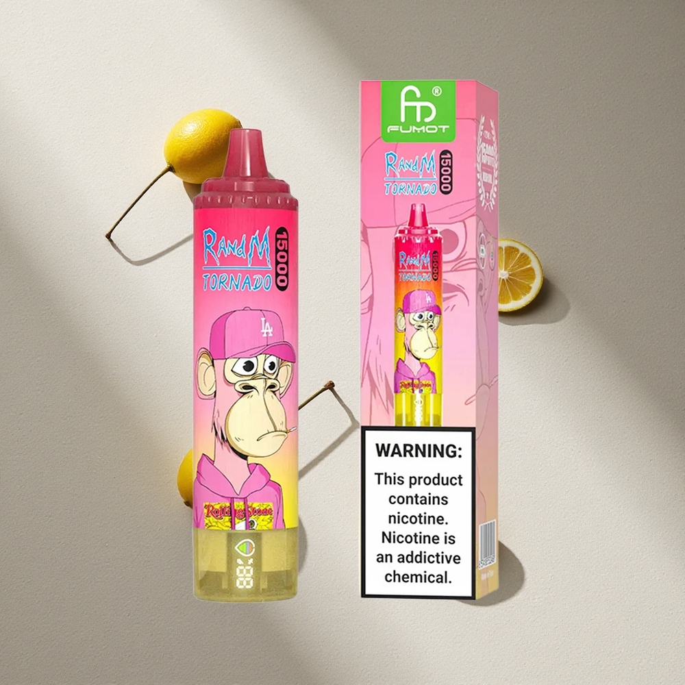 RandM Fumot Tornado 15000 Puffs Vape Limón 25ml Argentina wholesale