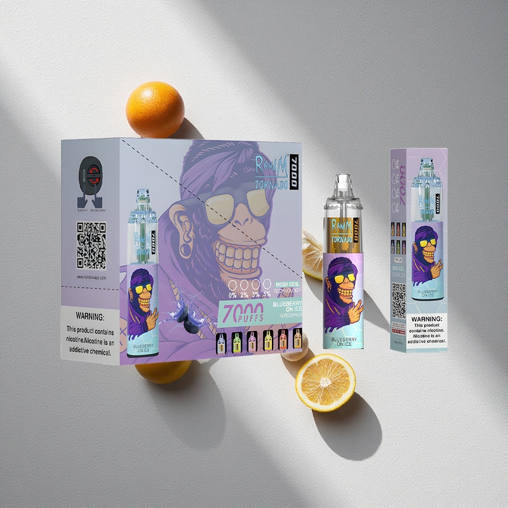 RandM Fumot Tornado 7000 Puffs Arándano Azul con Hielo 14 ML E-líquido Argentina wholesale