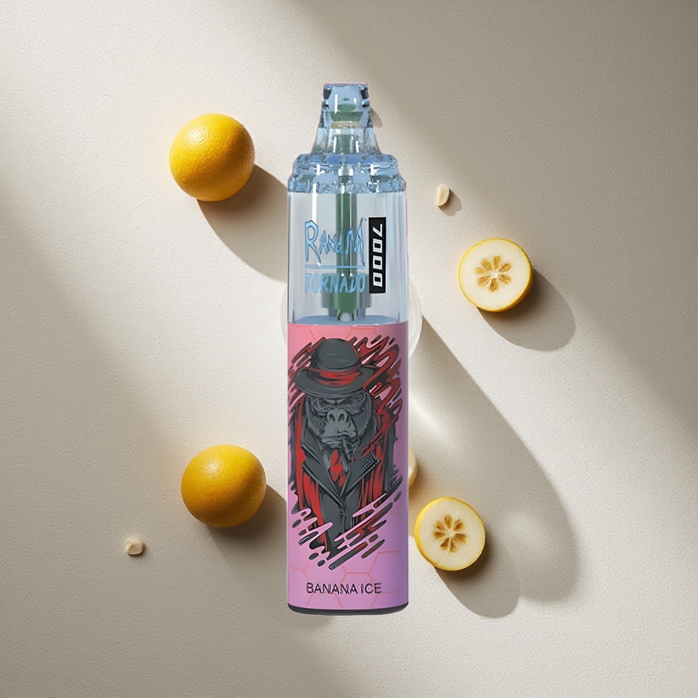 RandM Fumot Tornado 7000 Puffs Banana Hielo 14ML E-líquido Argentina wholesale