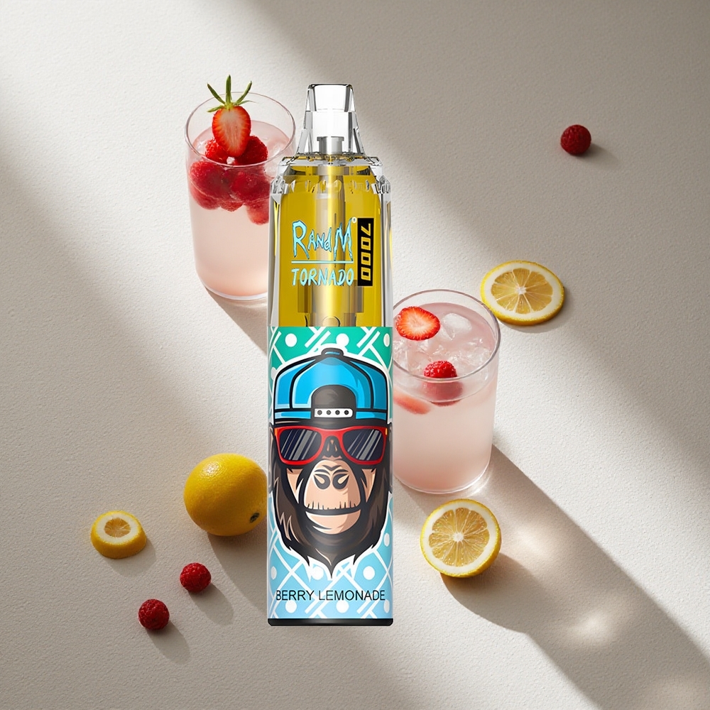 RandM Fumot Tornado 7000 Puffs Baya Limonada 14ML E-líquido Argentina wholesale