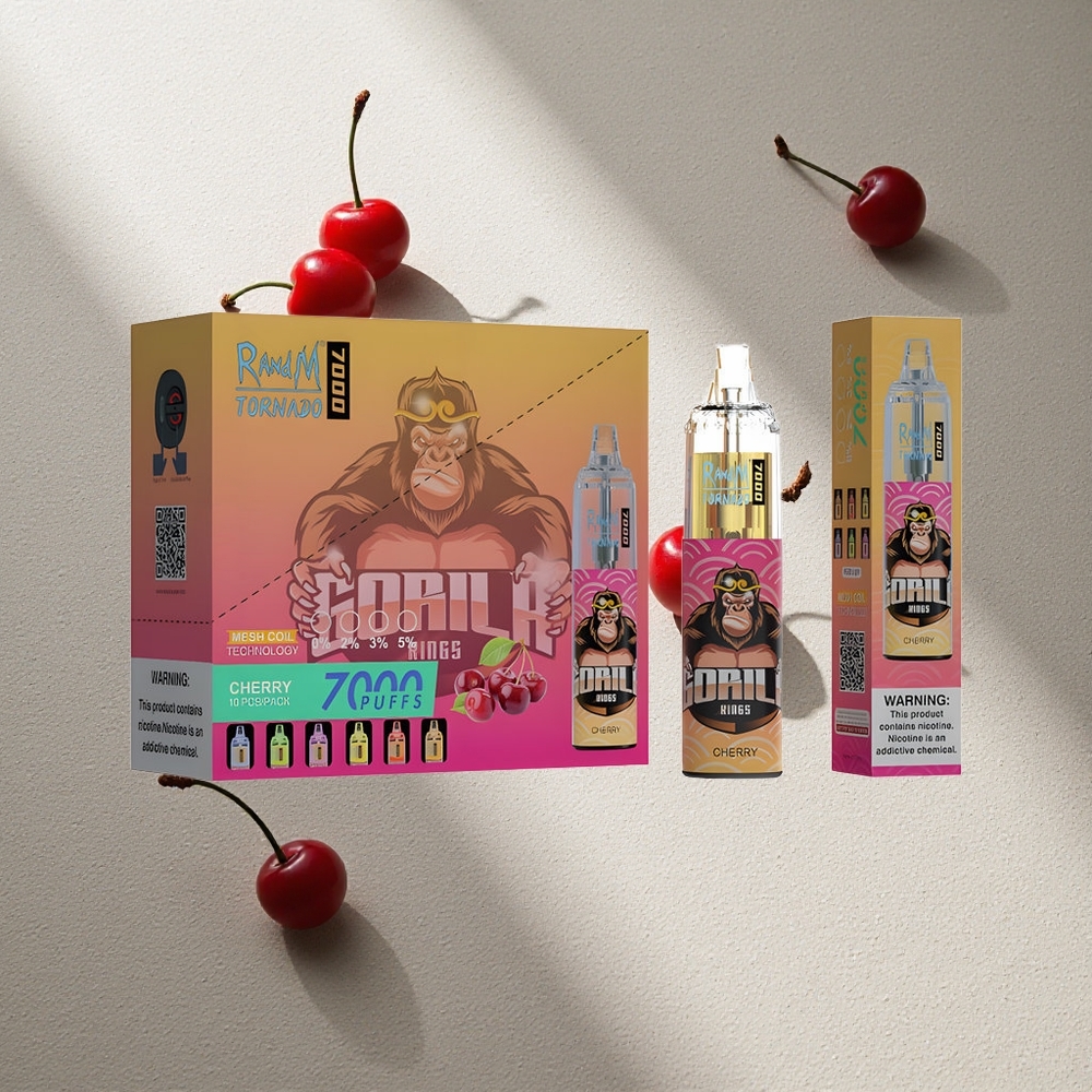 RandM Fumot Tornado 7000 Puffs Cereza 14 ML de E-líquido Batería de 850 MAH Argentina wholesale