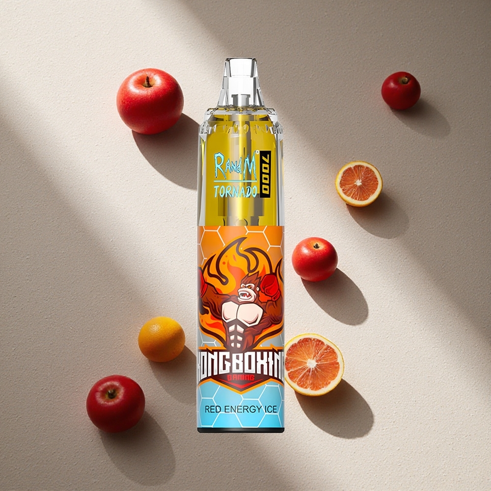 RandM Fumot Tornado 7000 Puffs Energía Roja Hielo 14ML Argentina wholesale
