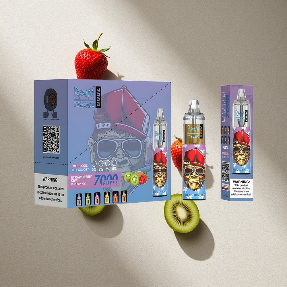 RandM Fumot Tornado 7000 Puffs Fresa Kiwi 14ML E-líquido Argentina wholesale