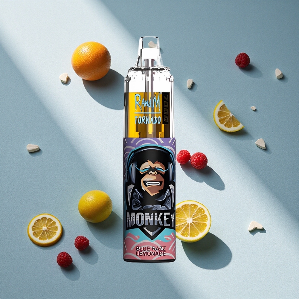 RandM Fumot Tornado 7000 Puffs Limón Azul Frambuesa 14ML Argentina wholesale