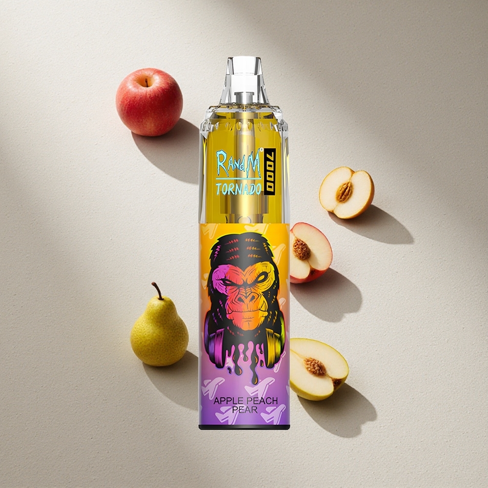 RandM Fumot Tornado 7000 Puffs Manzana Durazno Pera 14 ML RGB Light Argentina wholesale