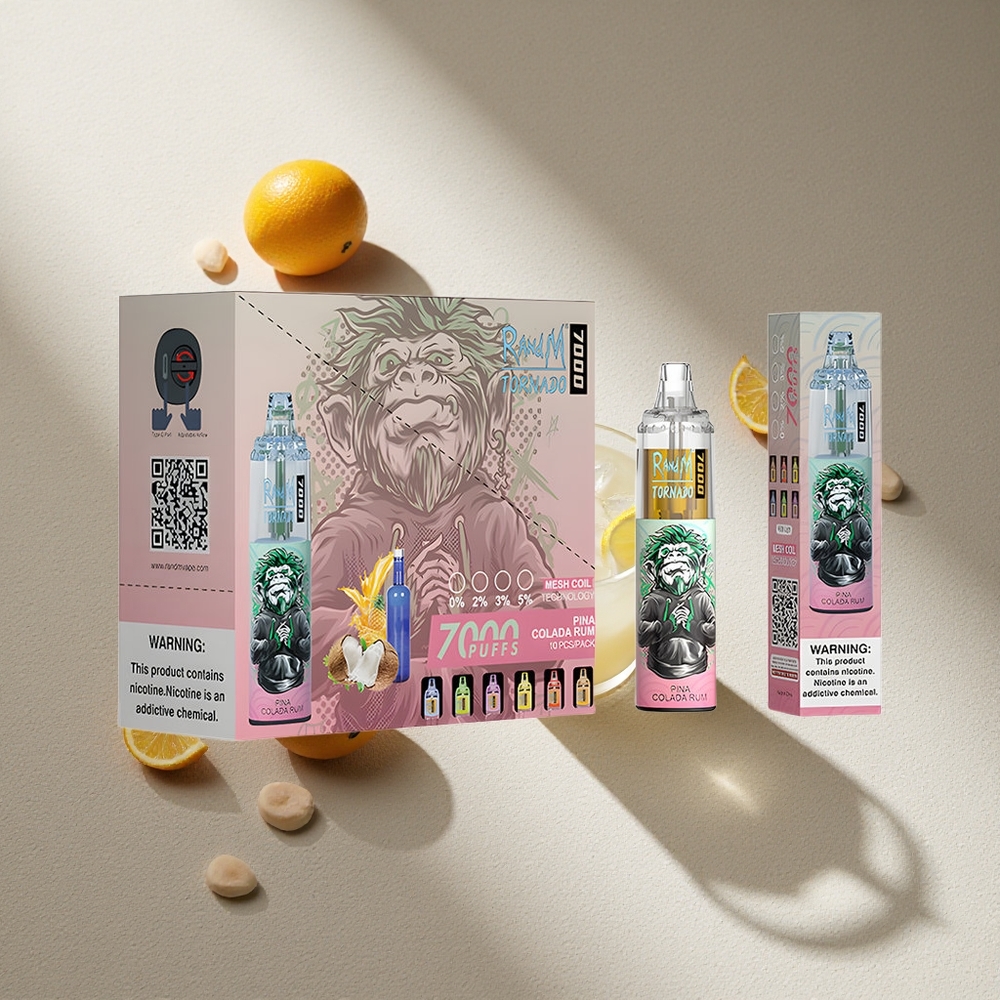 RandM Fumot Tornado 7000 Puffs Piña Colada Ron 14ML E-líquido Argentina wholesale