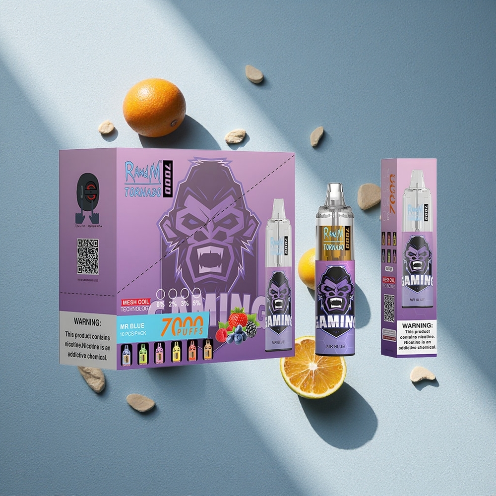 RandM Fumot Tornado 7000 Puffs Vape Desechable Dr. Azul 14ML Argentina wholesale