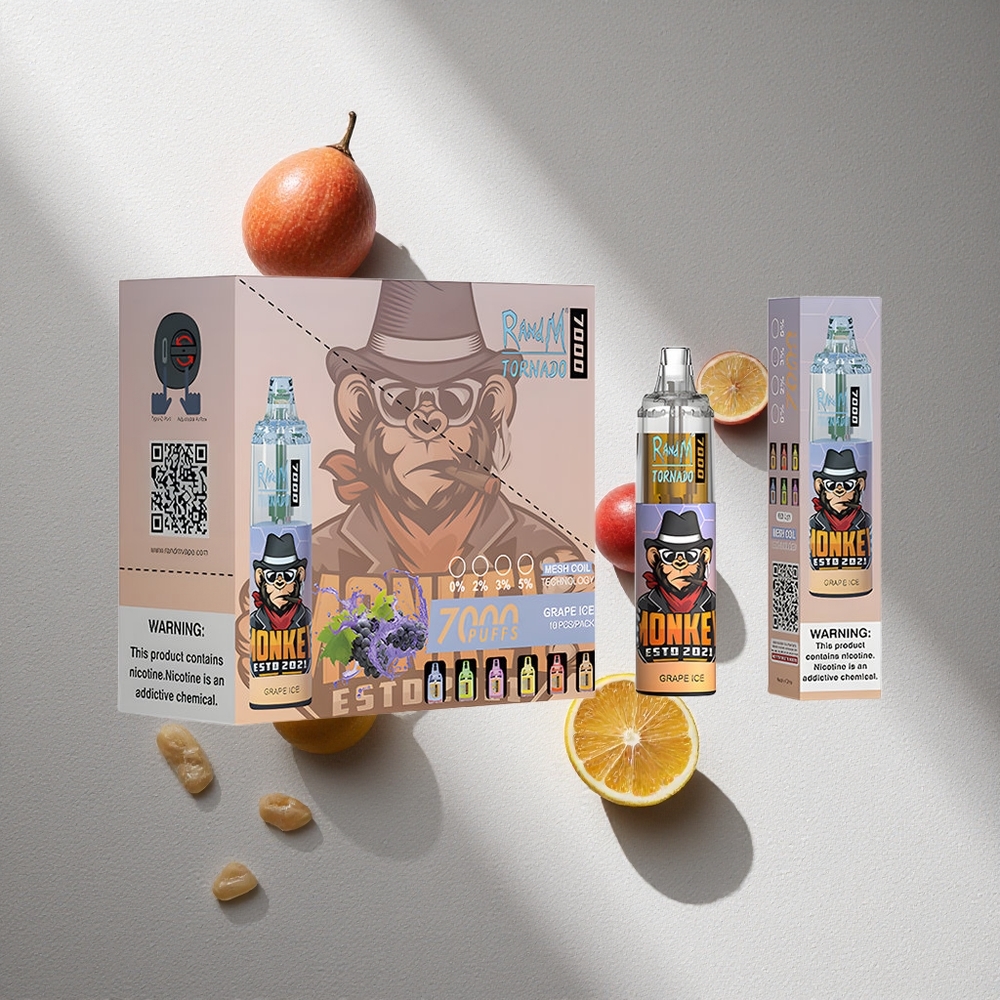 RandM Fumot Tornado 7000 Puffs Vape Desechable Hielo Uva 14ML Argentina wholesale