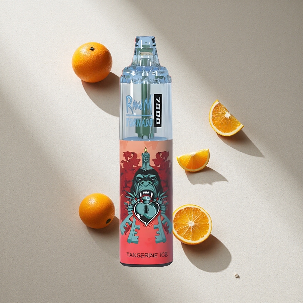 RandM Fumot Tornado 7000 Puffs Vape Desechable Mandarina Helada 14ML Argentina wholesale