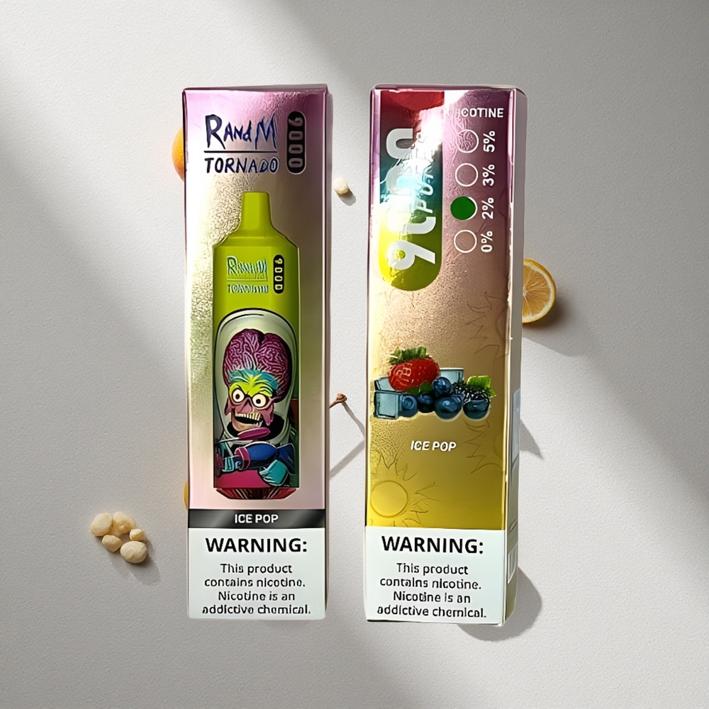 RandM Fumot Tornado 9000 Puffs Helado Pop 18 mL Pantalla RGB Argentina wholesale