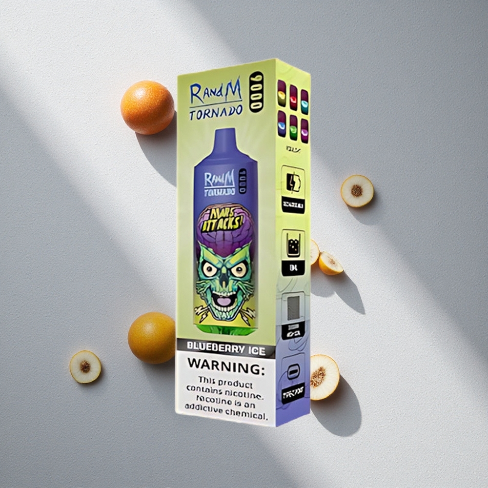 RandM Fumot Tornado 9000 Puffs Helado de Arándano 18 mL Capacidad Argentina wholesale
