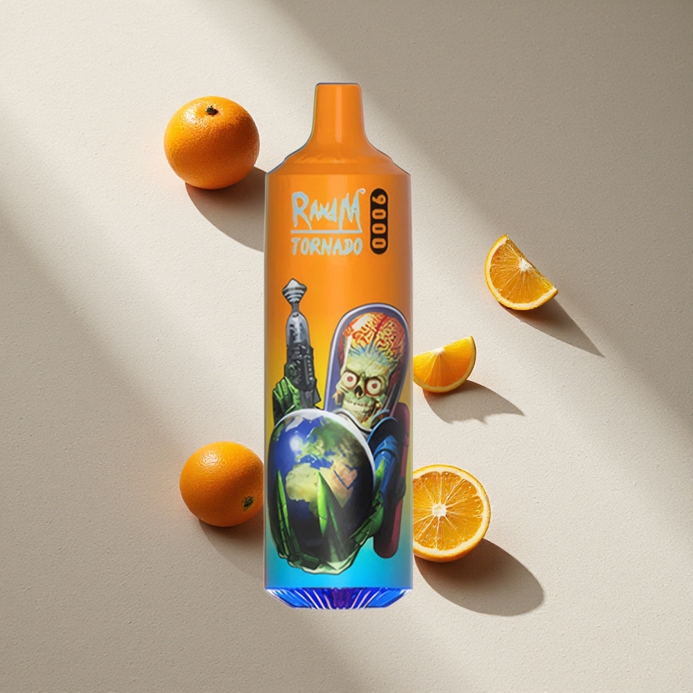 RandM Fumot Tornado 9000 Puffs Soda Naranja Pantalla RGB Argentina wholesale