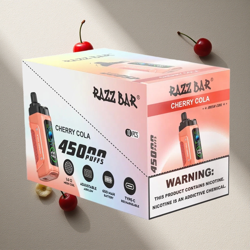 Razz Bar 45000 Puffs Vape Desechable Cereza Cola Argentina wholesale