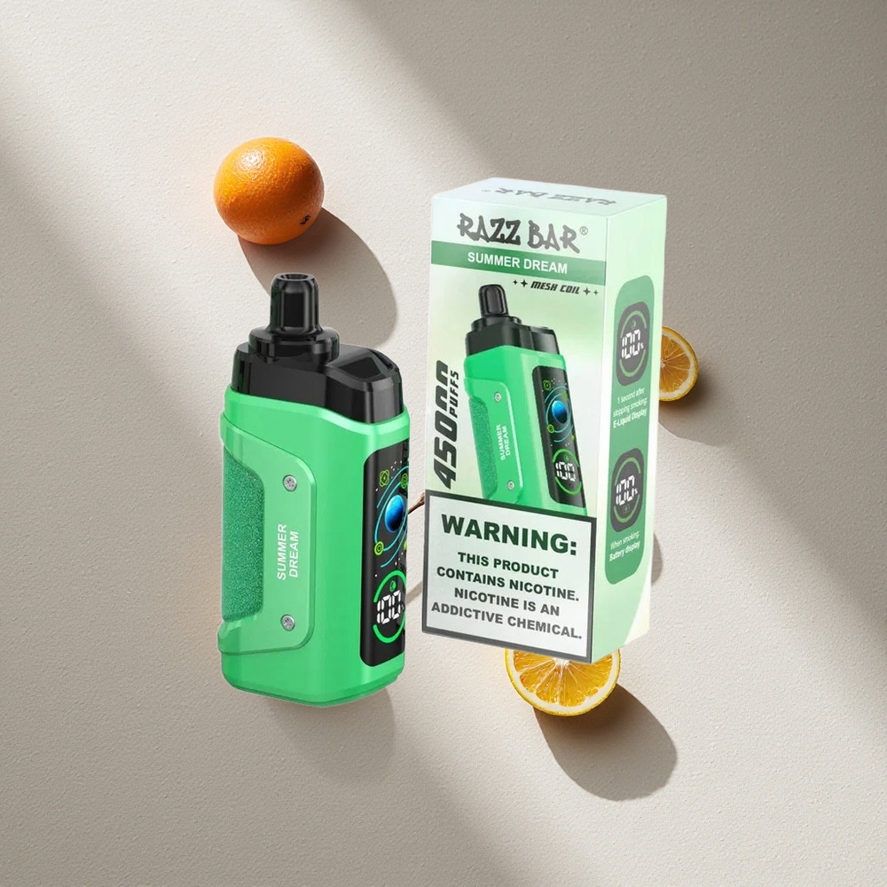 Razz Bar 45000 Puffs Vape Desechable Sueño de Verano 1.0 Ohm Tipo-C Argentina wholesale