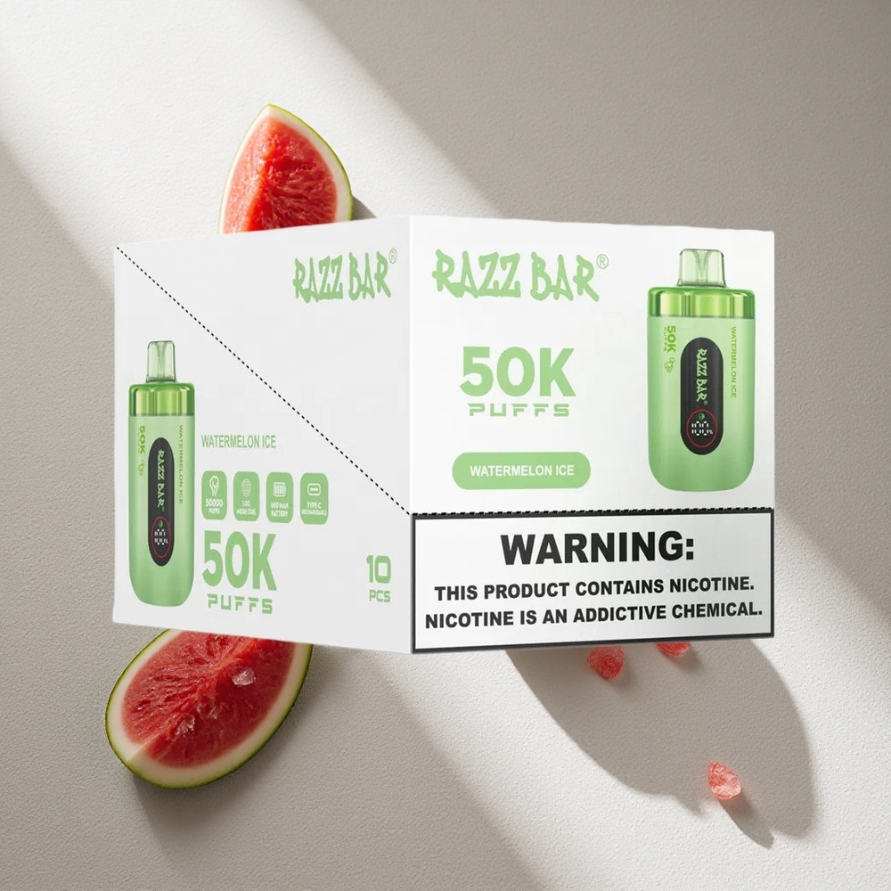 Razz Bar 50K Puffs Desechable Sandía Helada con Batería Recargable 650 mAh Argentina wholesale
