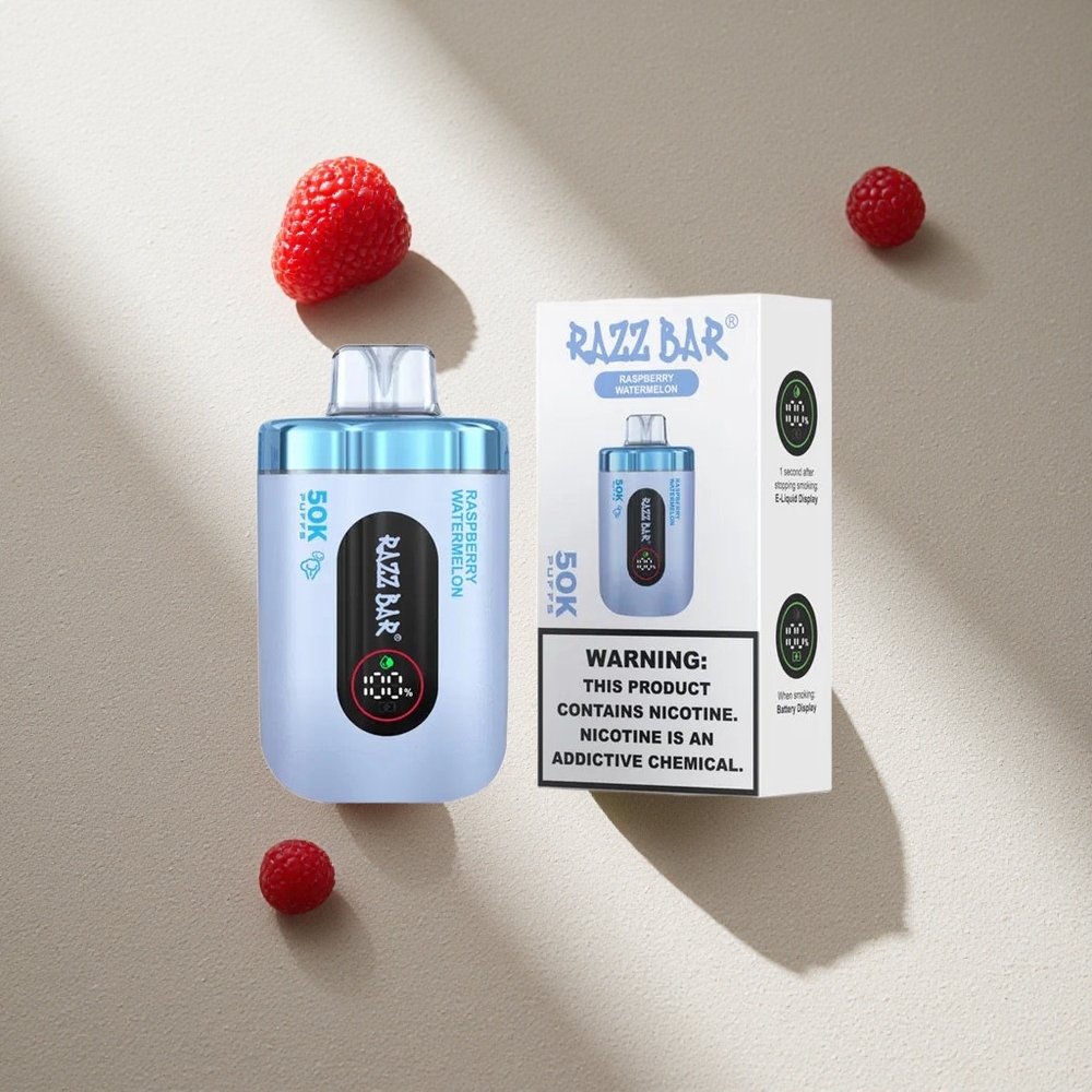 Razz Bar 50K Puffs Vape Desechable Frambuesa Sandía 650 Mah Recargable Argentina wholesale