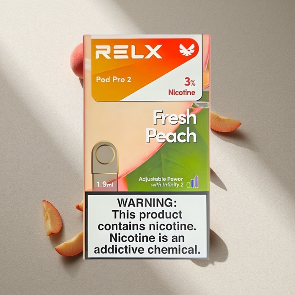 RELX Pod Pro 2 600 Puffs Durazno Fresco 3% nicotina Argentina wholesale