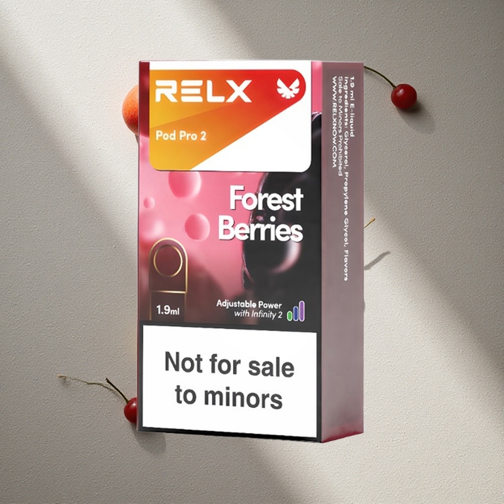 RELX Pod Pro 2 600 Puffs Frutos del Bosque 1.9ml 3 modos de voltaje Argentina wholesale