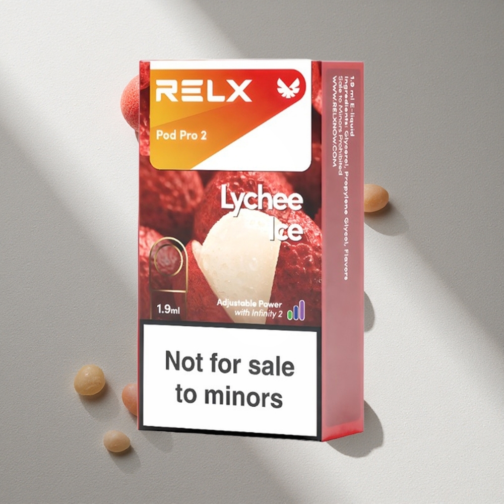 RELX Pod Pro 2 600 Puffs Lichi Helado Sin Nicotina Argentina wholesale