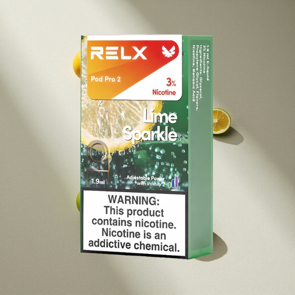 RELX Pod Pro 2 600 Puffs Lima brillante 1.9ml Argentina wholesale