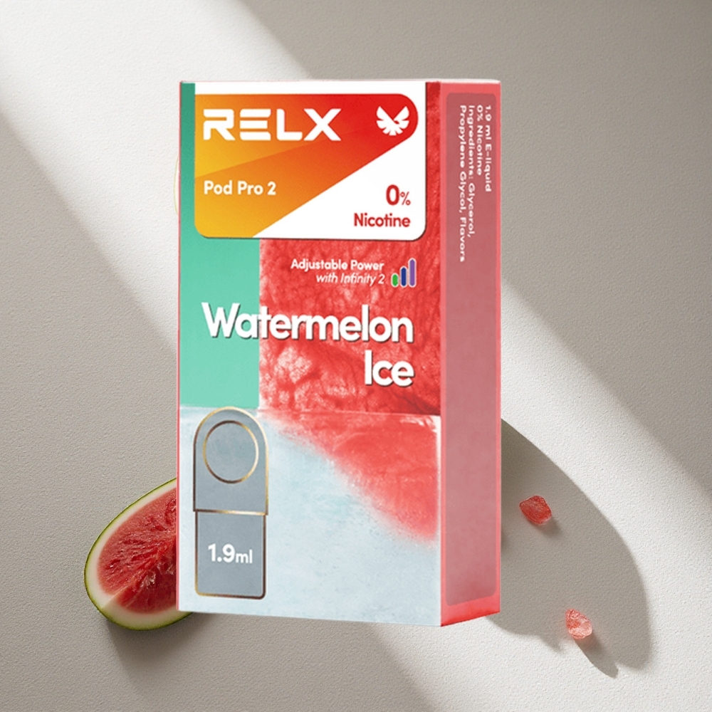RELX Pod Pro 2 600 Puffs Sandía Helada 1.9ml 3 modos de voltaje Argentina wholesale