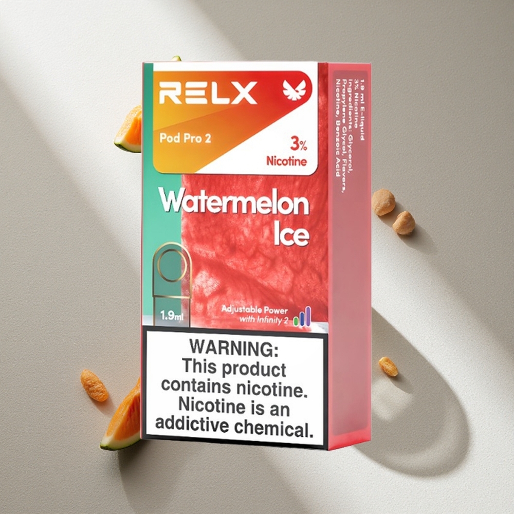 RELX Pod Pro 2 600 Puffs Sandía Helada 3% nicotina 1.9ml Argentina wholesale