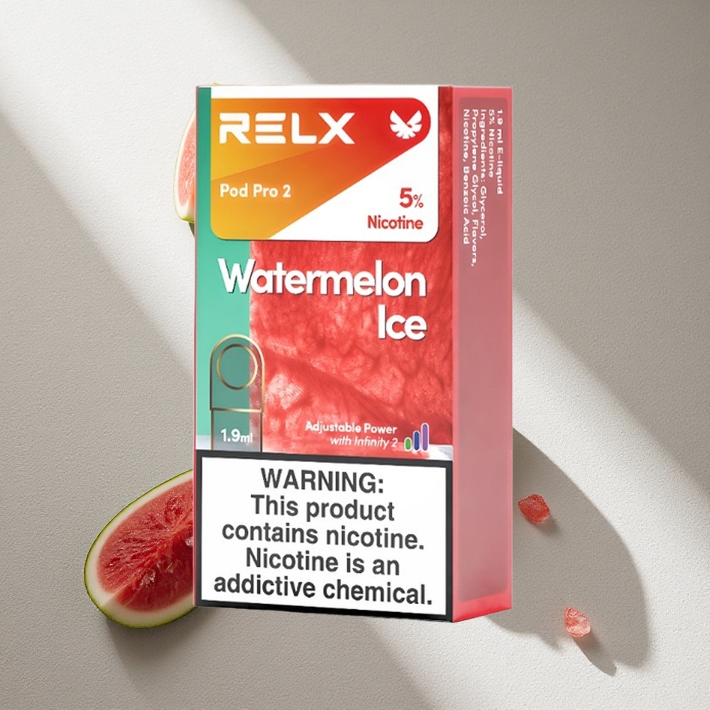 RELX Pod Pro 2 600 Puffs Sandía Helada 5% nicotina 1.9ml Argentina wholesale
